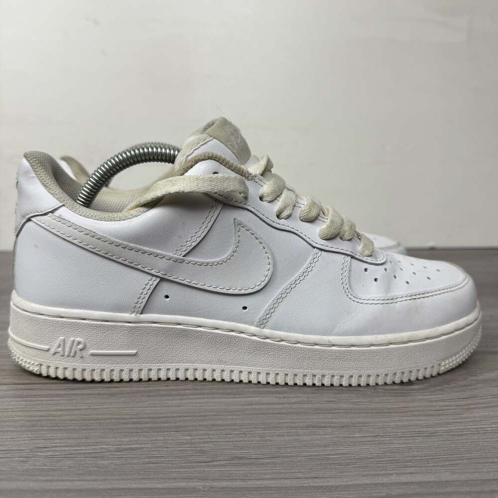 Nike Air Force 1 '07 Triple White Sneakers CW2288-111 - Picture 9 of 16